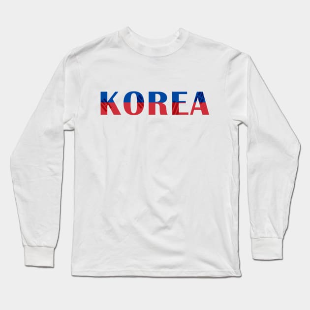 Korea Long Sleeve T-Shirt by superdupertees